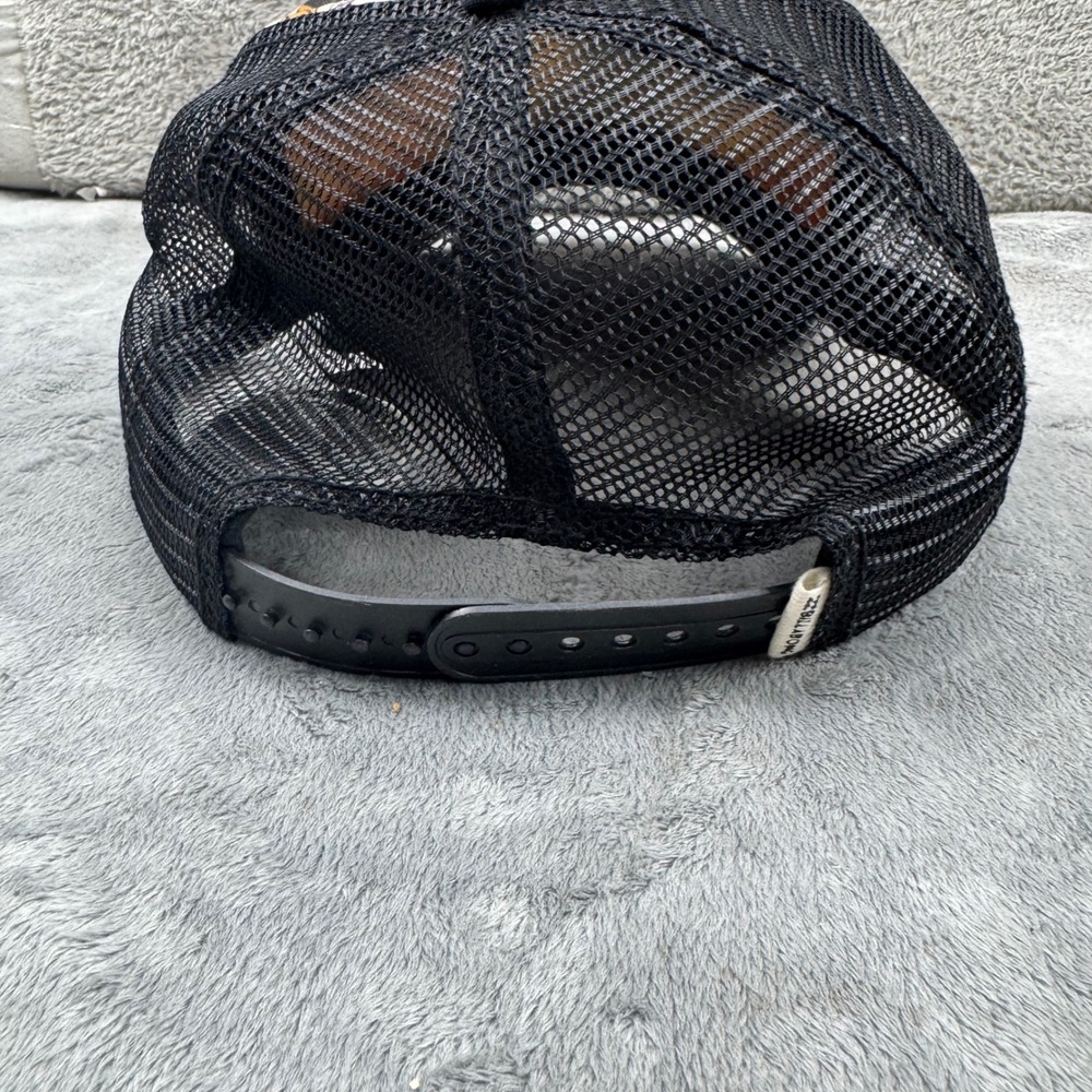 Billabong Trucker Hat Womens OS Black Pink Floral Snapback Mesh Cap Excellent - Picture 5 of 10